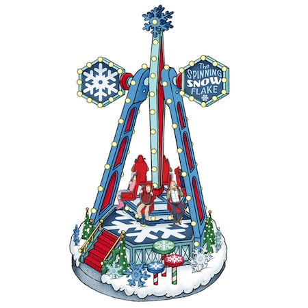 Lemax Spinning Snowflake Ride 04737